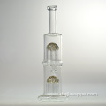 NEW DESIGN HIGH BOROSILICATE GLASS WATER PIPE WITH 2 ARM TREE PERC WIGWAG SMOKING WATER PIPE